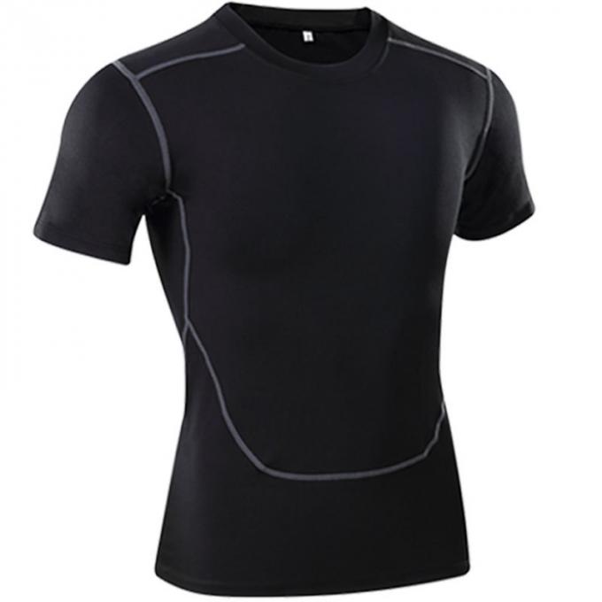 Άνετη στρογγυλή sportswear λαιμών σφιχτή καθαρή φόρμα γυμναστικής ευελιξίας μπλουζών υψηλή