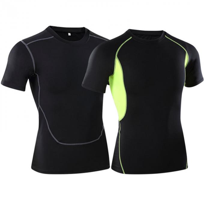 Άνετη στρογγυλή sportswear λαιμών σφιχτή καθαρή φόρμα γυμναστικής ευελιξίας μπλουζών υψηλή