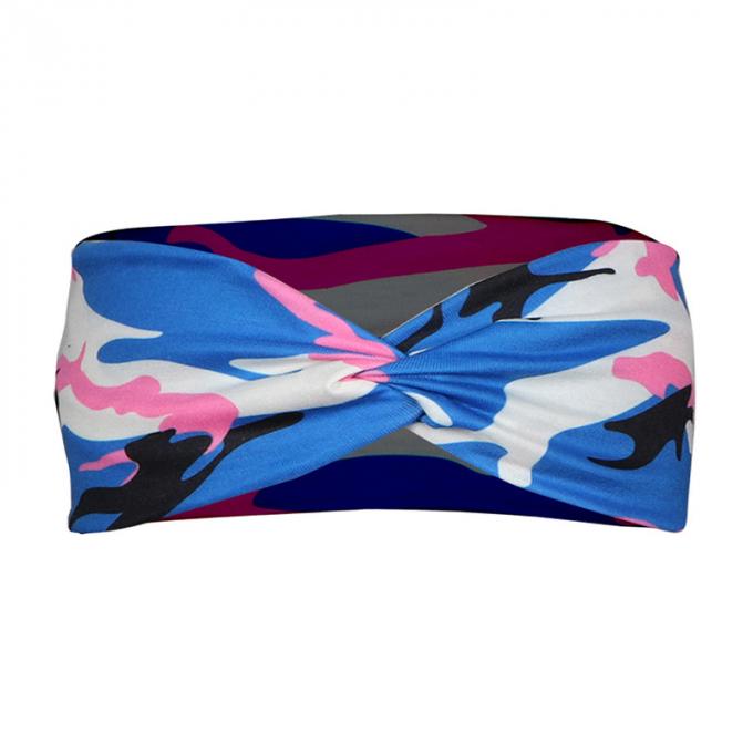 οι νέες μορφές σχεδίων συνήθειας καλύπτουν headband αθλητικών ελαστική διαγώνια τόξων ζωνών τρίχας την ελαστική ζώνη τρίχας περικαλυμμάτων για τον αθλητισμό workout