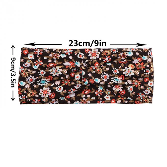 Headbands τόξων τρίχας κοριτσάκι σχεδίων μόδας συνήθειας τυπωμένα λουλούδι νεογέννητα γούνινα ζωηρόχρωμα εξαρτήματα τρίχας γυναικών